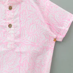 Online Floral Printed Taffy Pink Bodysuit BOY Baby Essentials | Bodysuits