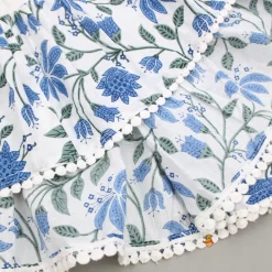 Fashion Floral Printed Top And Layered Lehenga Ethnic Wear | Lehengas & Ghagras