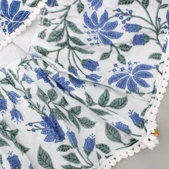 New Floral Printed Top And Layered Lehenga Ethnic Wear | Lehengas & Ghagras
