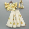 Discount Floral Printed Top And Lehenga With Dupatta Twinning Sets | Ethnic Wear