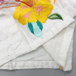 Online Floral Thread Embroidered Top And Pleated Lehenga With Net Dupatta Ethnic Wear | Lehengas & Ghagras
