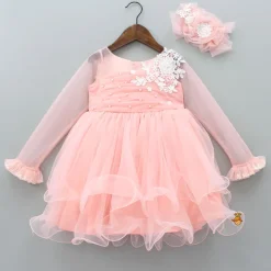 Online Floral Work Dress With Hairclip Dresses & Sets | Dresses