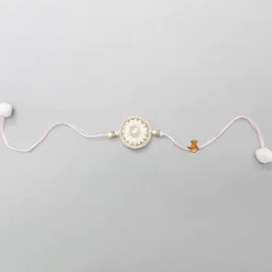 Fashion Flower Design Hand Embroidered Rakhi BOY Rakhis | Rakhis
