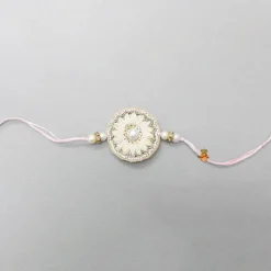 Fashion Flower Design Hand Embroidered Rakhi BOY Rakhis | Rakhis