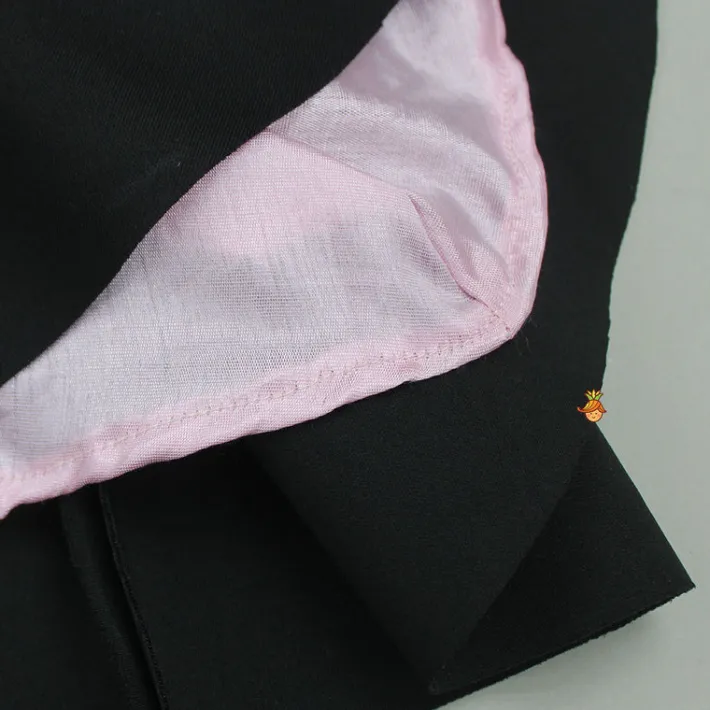 New Flower Embellished Pink Dress With Sling Bag Dresses & Sets | Dresses