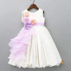 Clearance Flower Enhanced Flared Gown Dresses & Sets | Gowns
