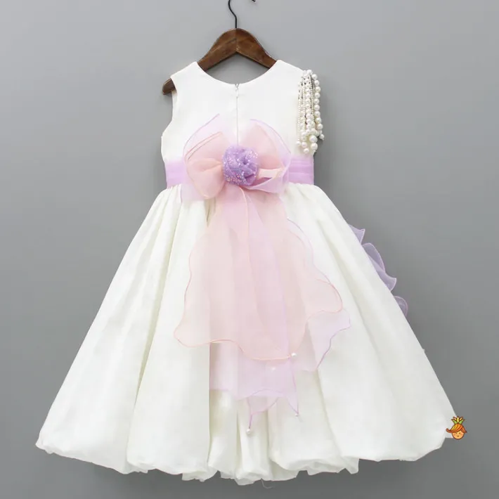 Clearance Flower Enhanced Flared Gown Dresses & Sets | Gowns