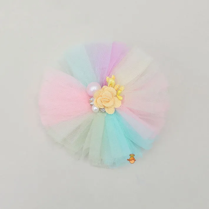 Discount Flower Enhanced Net Multicolour Hair Clip Hair Accessories | Hair Clips