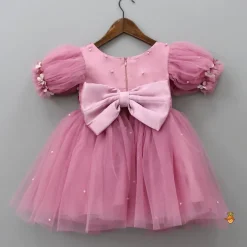 Best Flower Enhanced Pink Butterfly Wings Dress With Head Band Dresses & Sets | Dresses