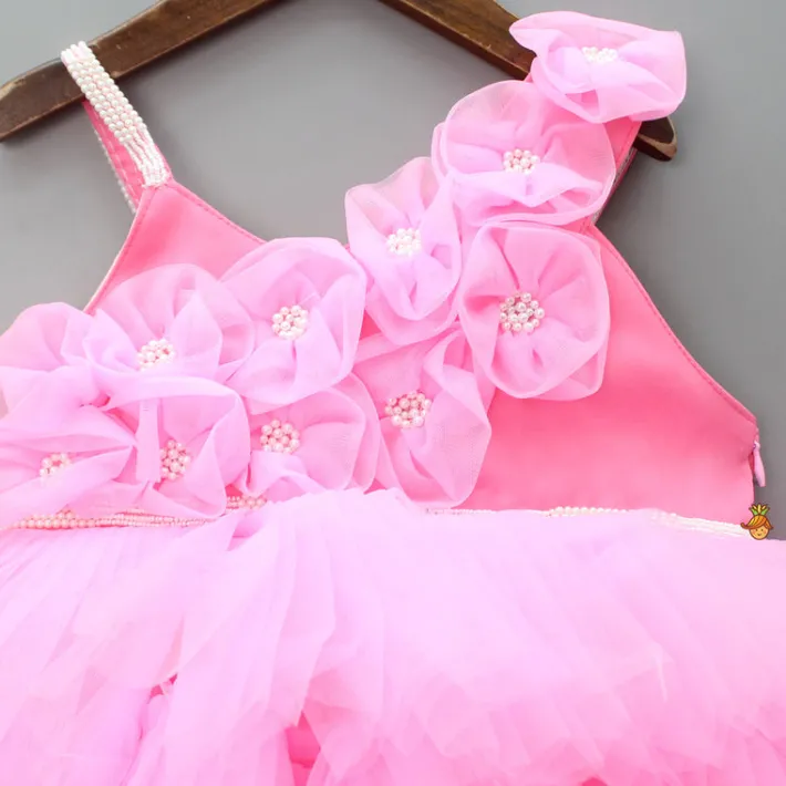 Online Flowers Beautified Pleated Layered Dress Dresses & Sets | Dresses