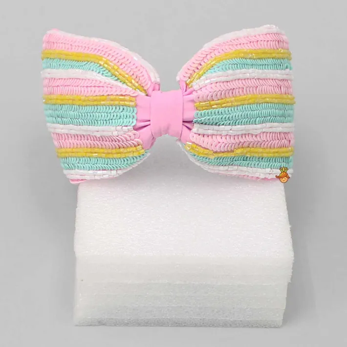 Fashion French Crepe Multicolour Sequined Fancy Hair Band Hair Accessories | Hair Bands