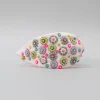 Best French Crepe White Hand Embroidered Hair Band Hair Accessories | Hair Bands