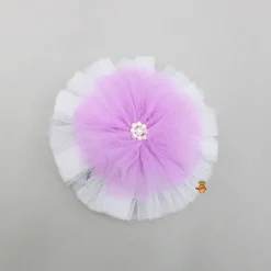 Best Frilly Flower Enhanced Dress With Matching Hairclip Dresses & Sets | Dresses