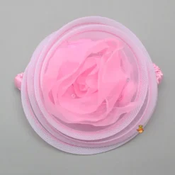 Best Frilly Pink Dress With Detachable Bow And Matching Swirled Headbow Dresses & Sets | Dresses