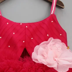 Fashion Frilly Ruffle Hem Strappy Red Dress Dresses & Sets | Dresses