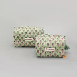 Online Fringe-Detailed Pouch Bags - Set Of 2 Bags