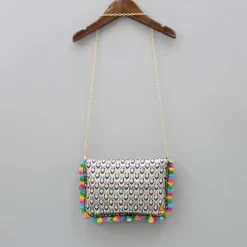 Outlet Fringes And Coin Tassels Enhanced Sling Bag Bags
