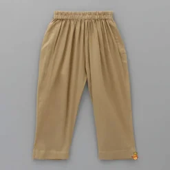 Clearance Front Open Brown Shirt And Pant BOY Indian Ethnic Wear | Ethnic Sets