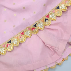 Online Front Open V Neck Pink Top And Lehenga Twinning Sets | Ethnic Wear