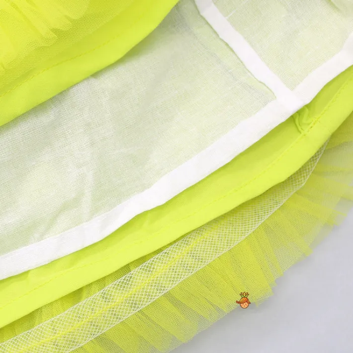 Clearance Glamorous Green Layered Frilled Dress With Hair Clip Dresses & Sets | Dresses
