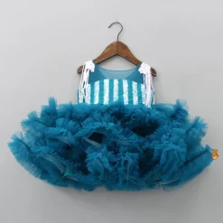 Best Glamorous Layered Frilled Dress With Hair Clip Dresses & Sets | Dresses