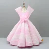 Hot Glitters Enhanced Strappy Pink Gown Dresses & Sets | Gowns