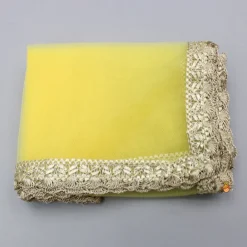 New Gorgeous Brocade Anarkali And Yellow Dupatta Ethnic Wear | Sarees & Anarkalis
