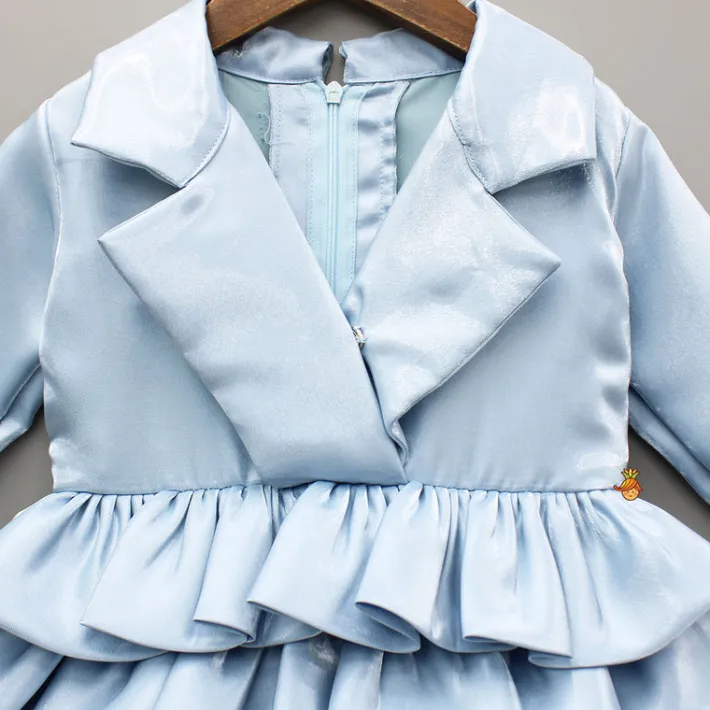 Outlet Gorgeous Collared Neck Layered Ruffled Dress Dresses & Sets | Dresses