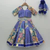 Clearance Gota Lace Detail Charming Blue Top And Lehenga With Net Dupatta Ethnic Wear | Lehengas & Ghagras