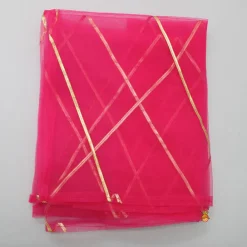Outlet Gota Lace Enhanced Pink Top And Lehenga With Net Dupatta Ethnic Wear | Lehengas & Ghagras