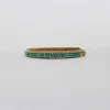 Outlet Green Artificial Stones Embellished Hairband Hair Accessories | Hair Bands