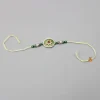 Hot Green Beaded Rakhi BOY Rakhis | Rakhis