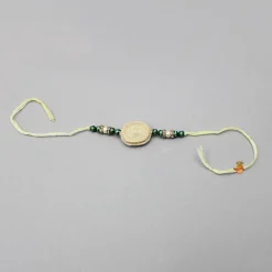 Hot Green Beaded Rakhi BOY Rakhis | Rakhis