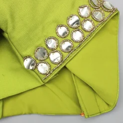 Best Green Embellished Stylish Top And Lehenga With Matching Dupatta Ethnic Wear | Lehengas & Ghagras