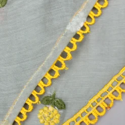 Sale Green Floral Embroidered Stylish Backless Kurti With Sharara And Dupatta Ethnic Wear | Palazzos & Shararas
