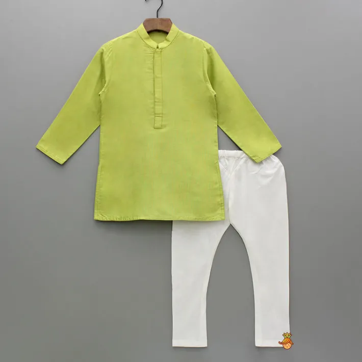 New Green Kurta With Bird Embroidered Jacket And Pyjama BOY Indian Ethnic Wear | Ethnic Sets