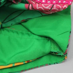 Discount Green Printed Faux Mirror Work Top and Lehenga Ethnic Wear | Lehengas & Ghagras