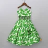 Fashion Green Printed Strappy Crop Top With Lehenga Ethnic Wear | Lehengas & Ghagras