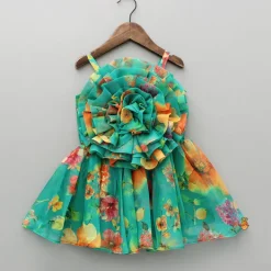 Fashion Green Sleeveless Strappy Dress Dresses & Sets | Dresses