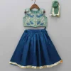 Online Green Top With Bird Embroidery And Lehenga Ethnic Wear | Lehengas & Ghagras