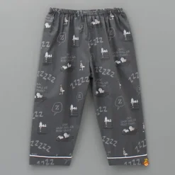 Discount Grey Snooze Printed Sleepwear BOY Sleep Wear | Sleepwear