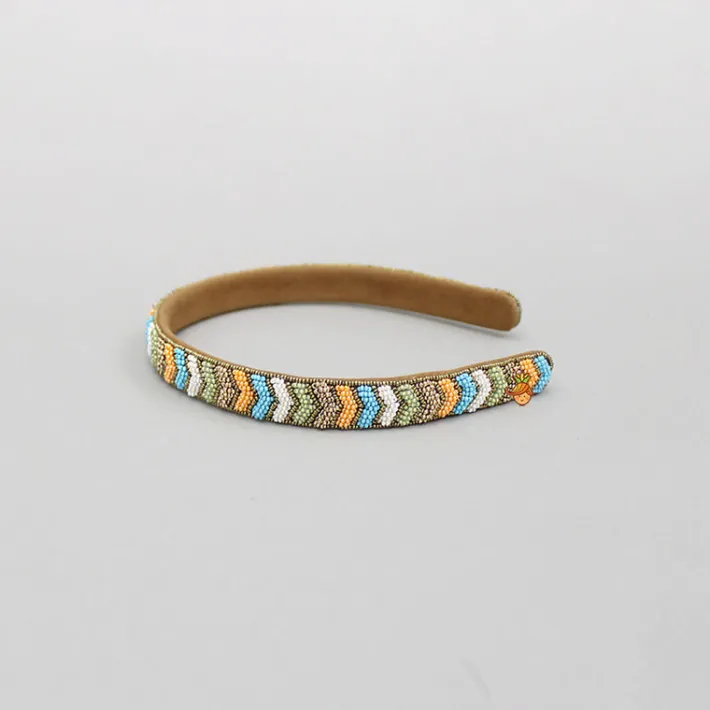 Hot Hairband Featuring Colourful Bead Embroidery Hair Accessories | Hair Bands