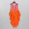 Best Halterneck Dhoti Style Printed Jumpsuit Ethnic Wear | Kurtis & Jumpsuits