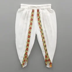 Fashion Hand Block Floral Printed Sage Green Top With Dhoti Ethnic Wear | Dhotis & Patialas