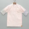 Hot Hand Block Printed Peach Kurta BOY Indian Ethnic Wear | Kurtas