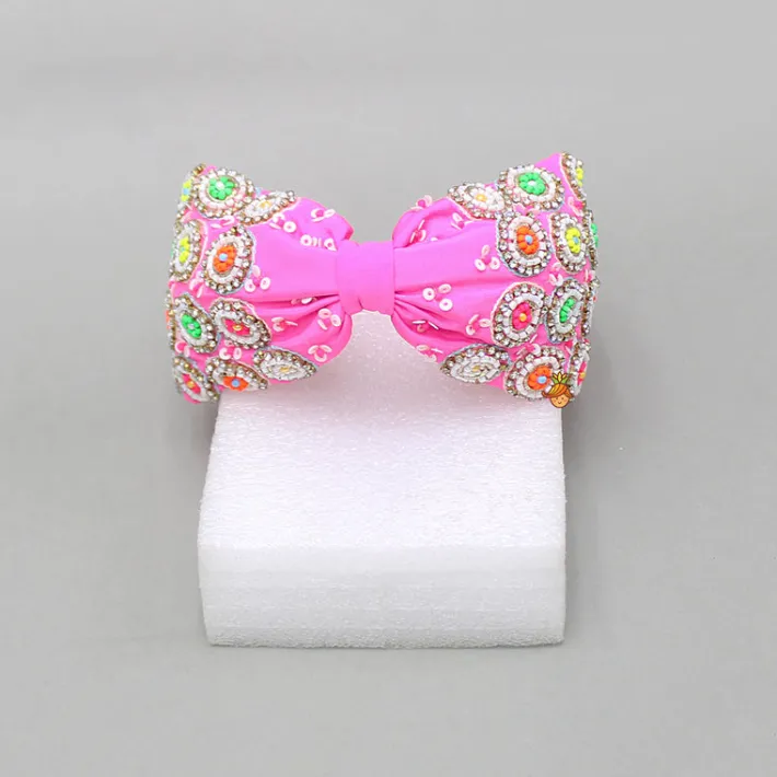 Best Hand Embroidered Pink Hairband Hair Accessories | Hair Bands