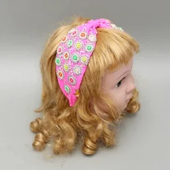 Best Hand Embroidered Pink Hairband Hair Accessories | Hair Bands