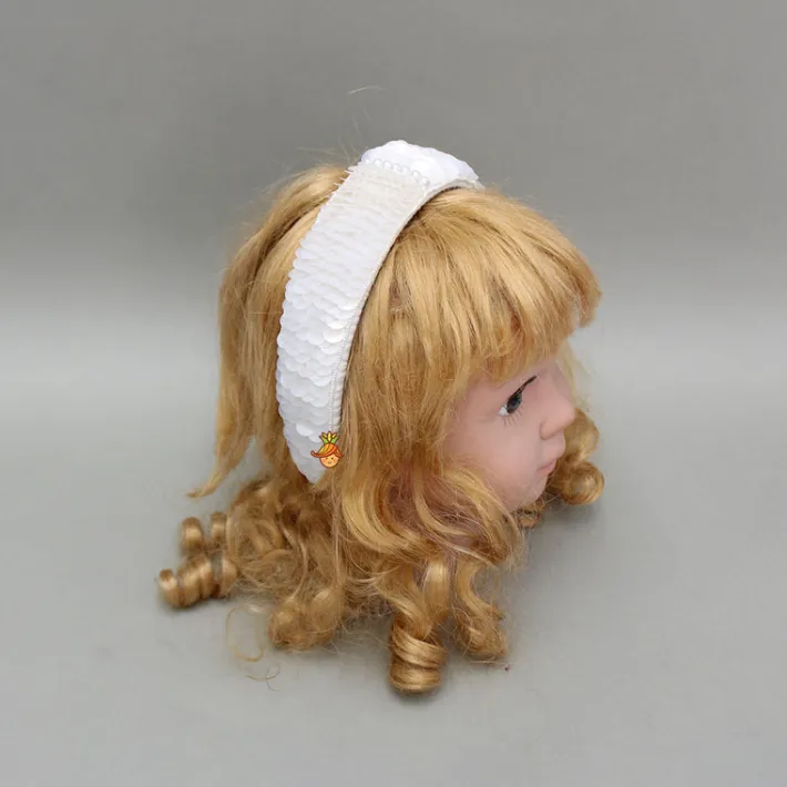 Discount Hand Embroidered White Hairband Hair Accessories | Hair Bands