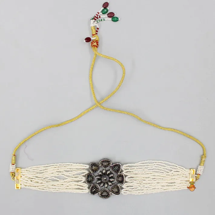 Sale Handcrafted Beautiful Choker Necklace and Earrings Jewellery