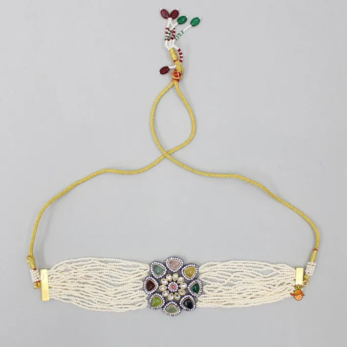 Sale Handcrafted Beautiful Choker Necklace and Earrings Jewellery